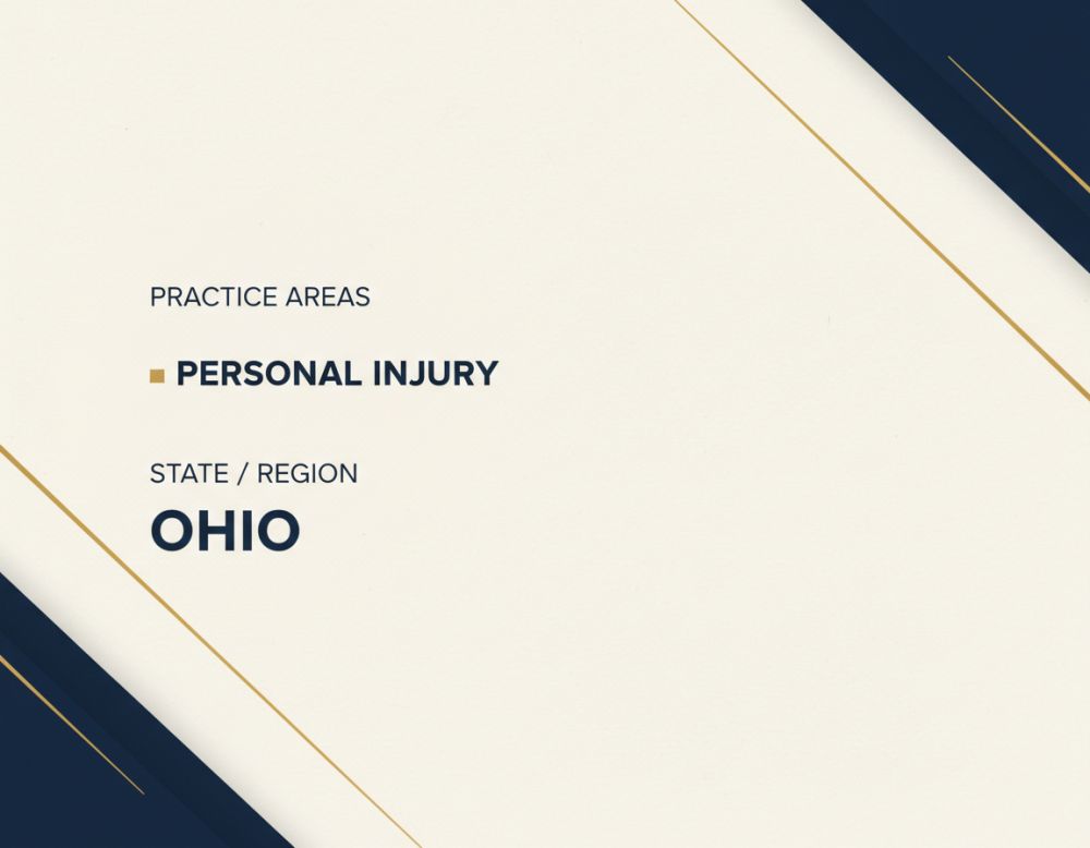 Established Personal Injury Law Practice with Nearly 40 Years of Community Recognition