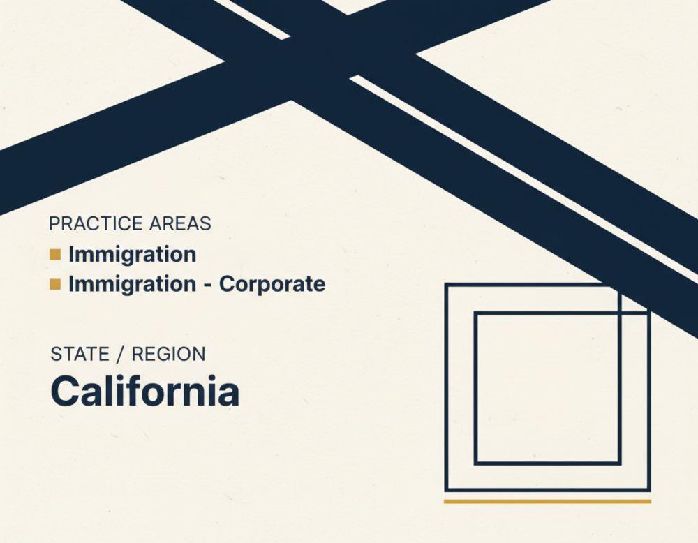 Established Employment-Based Corporate Immigration Law Practice - Los Angeles, California