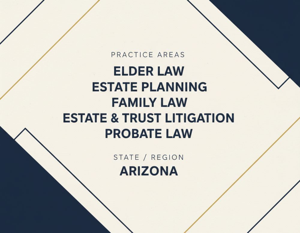 Established Arizona Family Law, Probate & Estate Planning Practice with Strong Revenue and Growth Potential