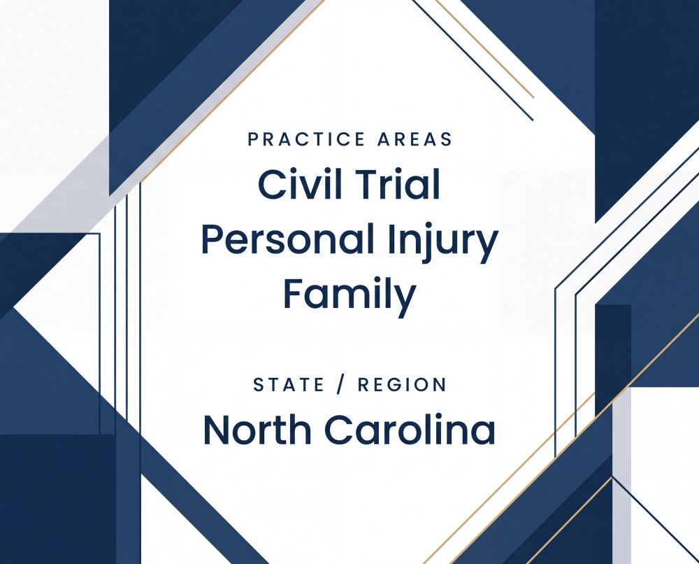 Established North Carolina Civil Litigation Practice Seeking Of Counsel / Succession Opportunity